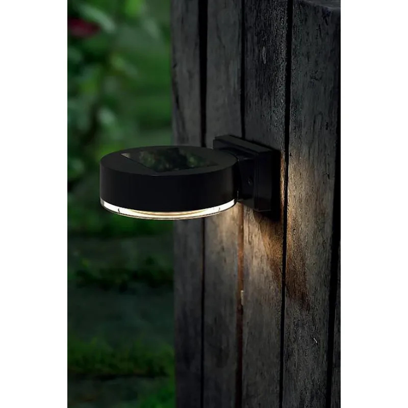 Solárna lampa na stenu/plot – SMD LED, balenie 2 ks