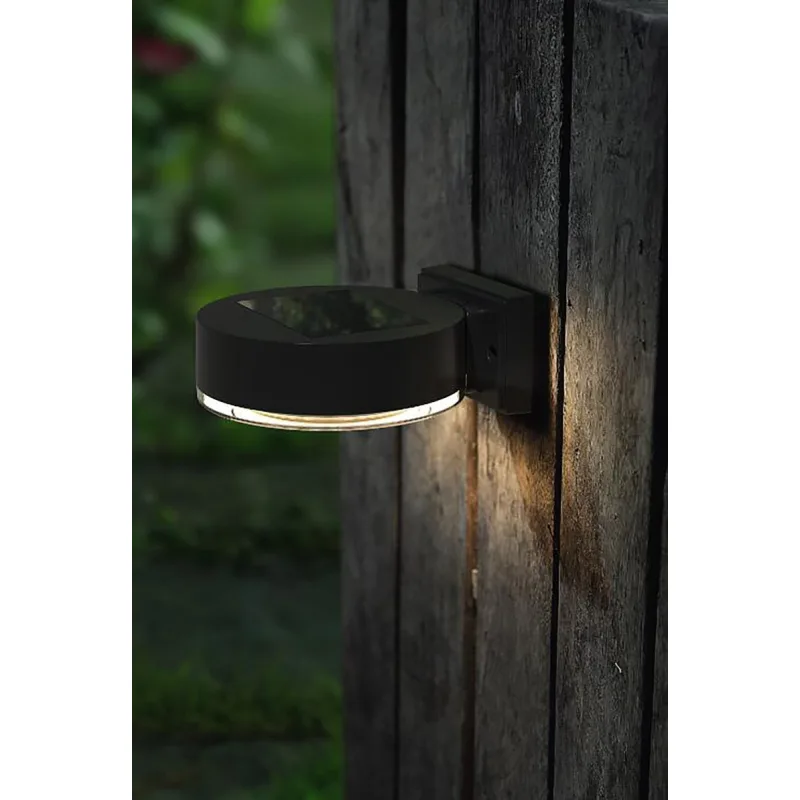 Solárna lampa na stenu/plot – SMD LED, balenie 2 ks