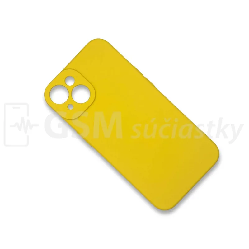 Soft Flex Silikónový kryt na mobil iPhone 14, Žltý
