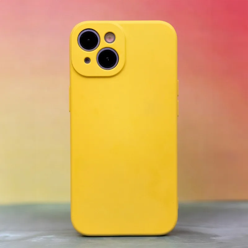 Soft Flex Silikónový kryt na mobil iPhone 14, Žltý