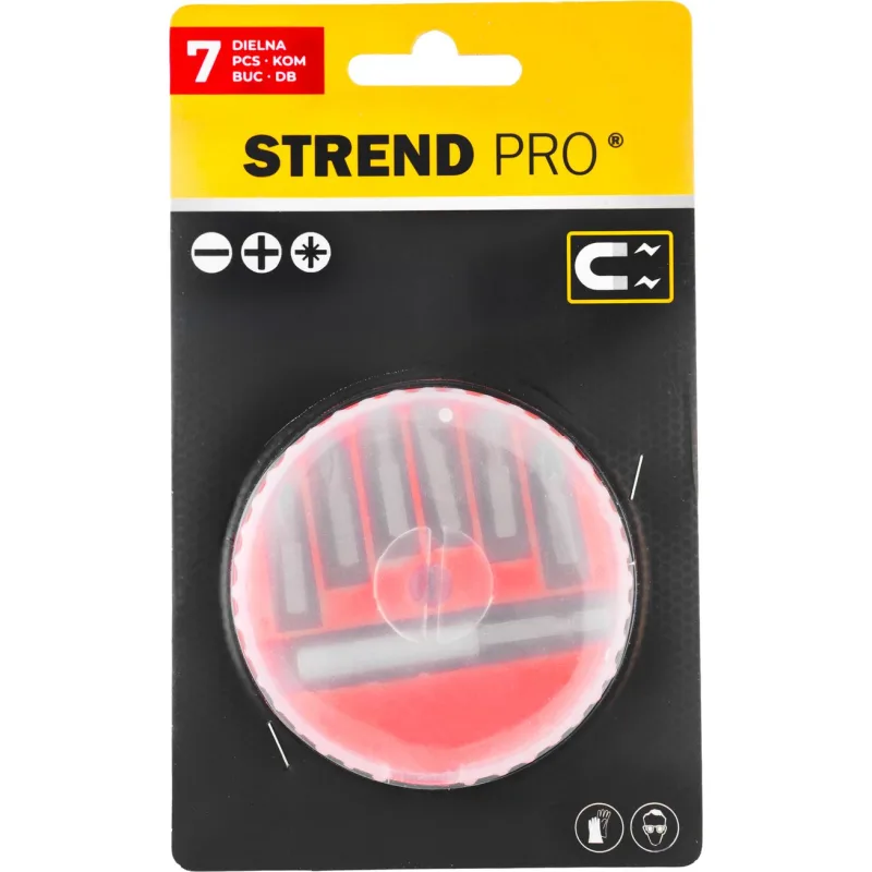 Sada bitov Strend Pro BS2547, 7-dielna + držiak bitov