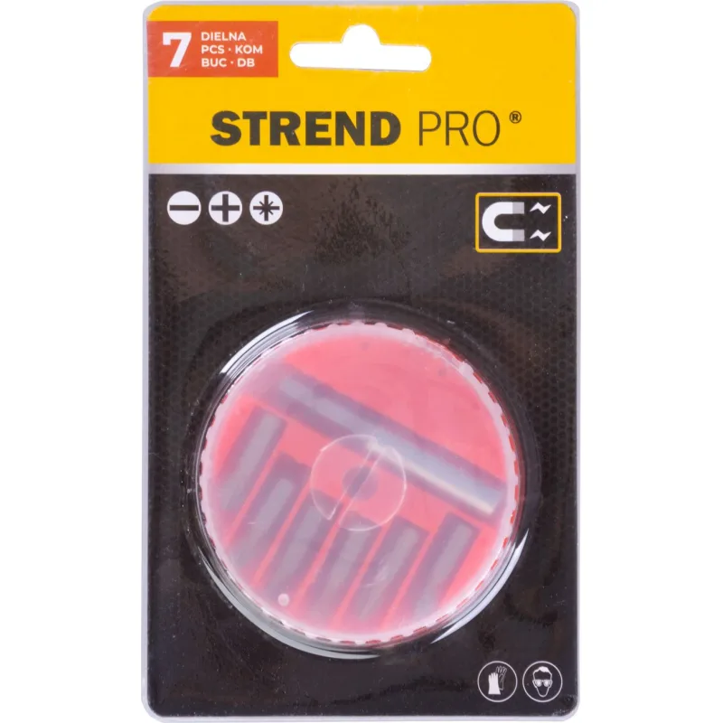 Sada bitov Strend Pro BS2547, 7-dielna + držiak bitov
