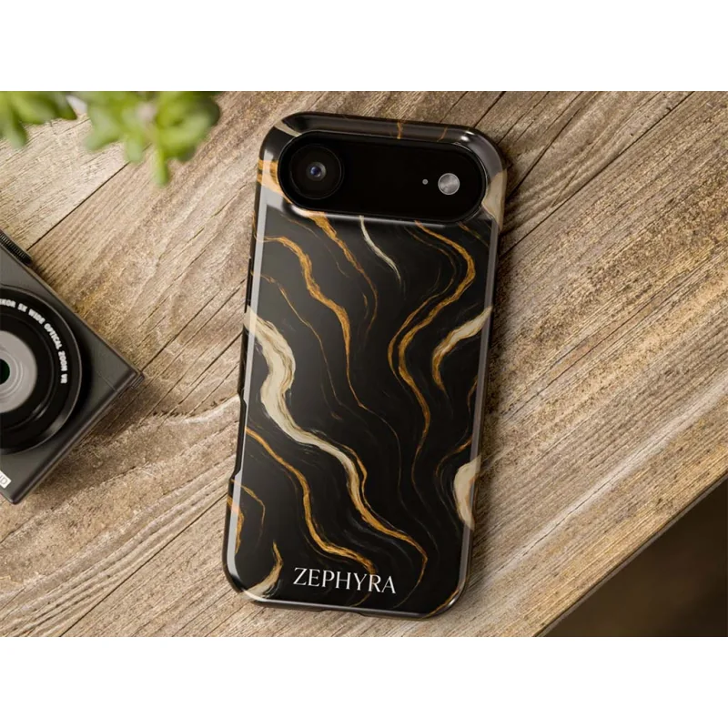 ZEPHYRA Noir Luxe Marble - iPhone 17 Air Kryt