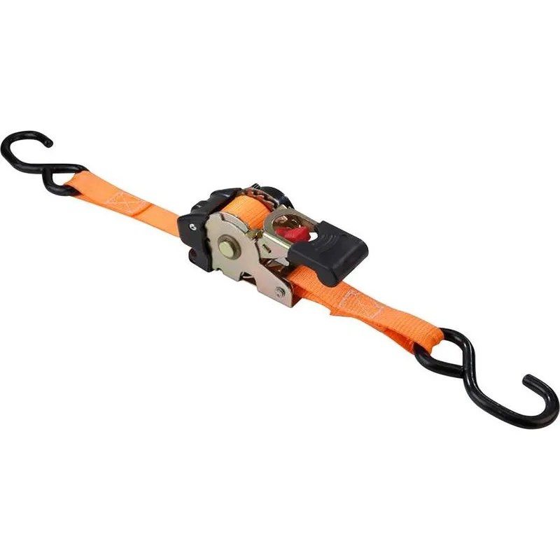 Popruh upínací Strend Pro 25 mm, samonavíjací pás s račňou, 1,8 m