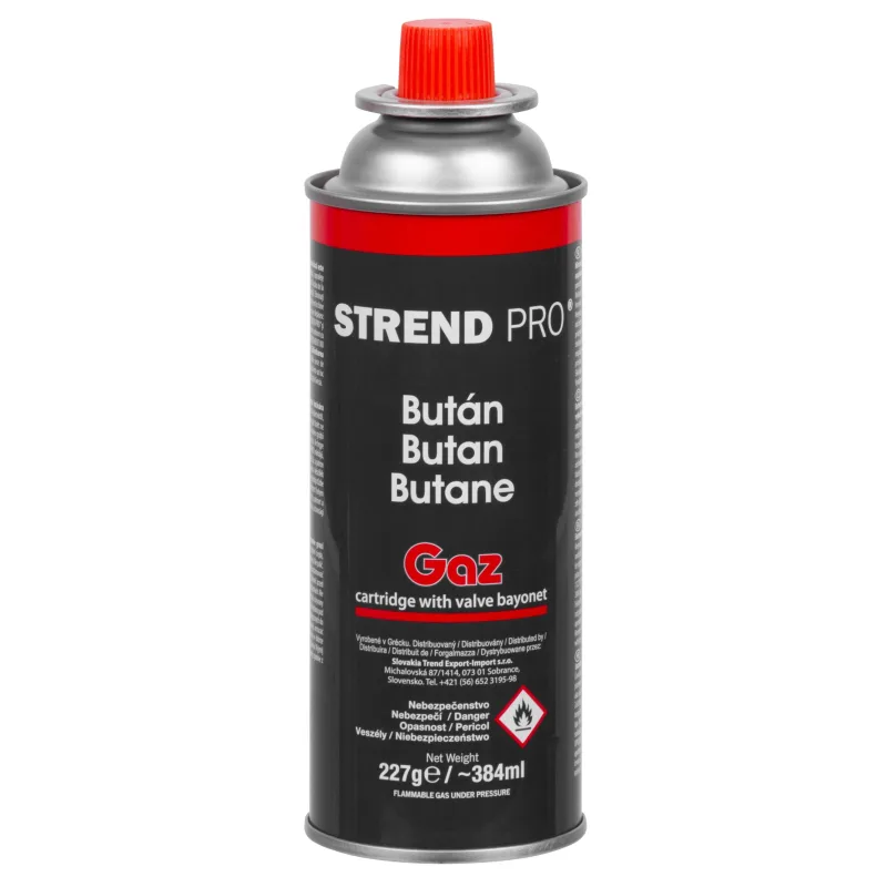 Kartuš Strend Pro, 227 g, s ventilom, butánová náplň