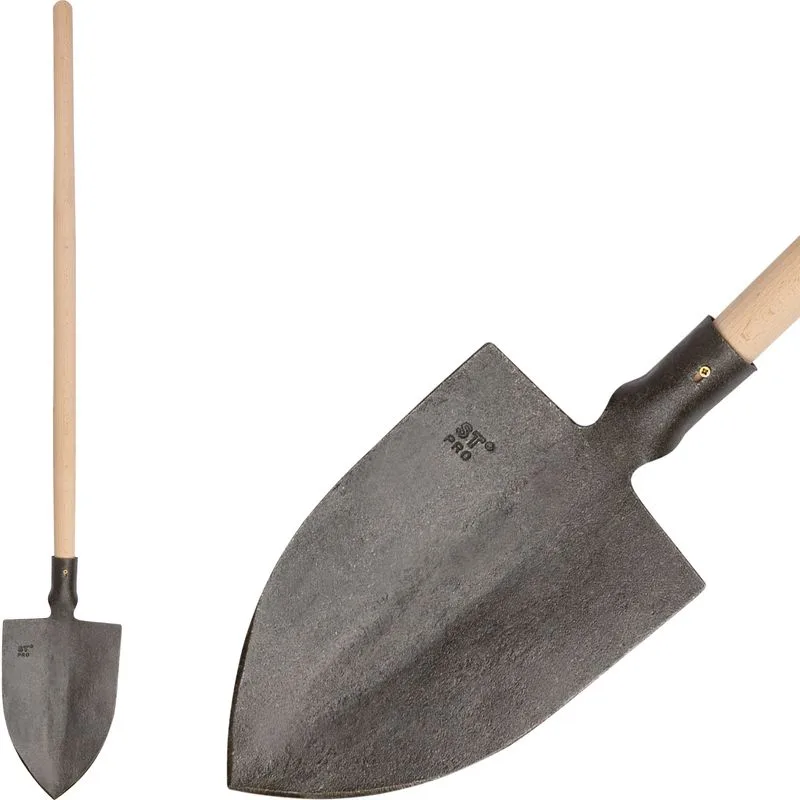 Rýľ Gardex 1450 g, špicatý, drevená rovná násada