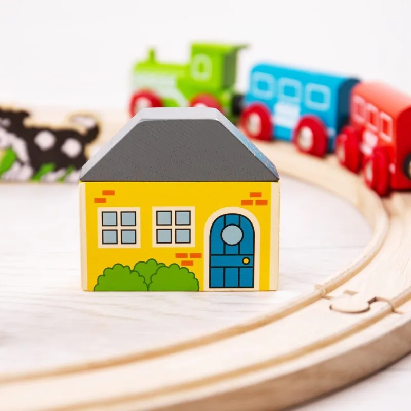 Bigjigs Rail Moja prvá vláčikodráha 20 ks