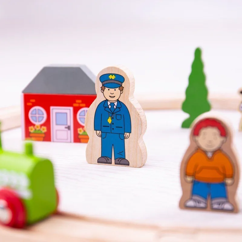 Bigjigs Rail Moja prvá vláčikodráha 20 ks