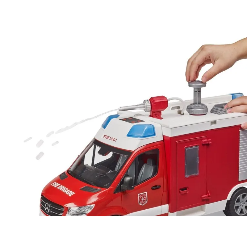 Bruder 2680 Hasičské vozidlo MB Sprinter so svetelným a zvukovým modulom