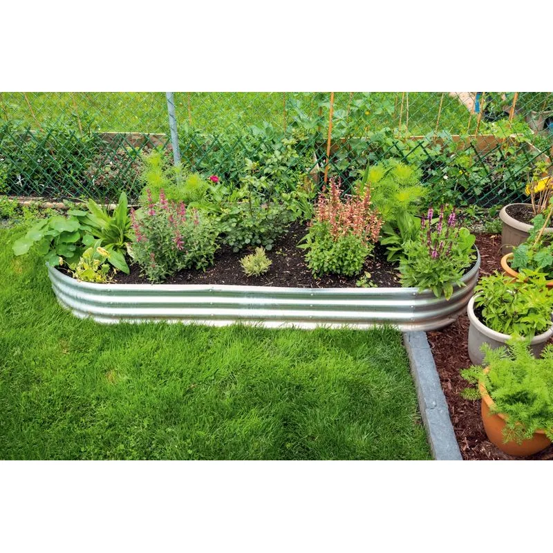 Vyvýšený záhon Strend Pro Garden, pozinkovaný, 90x120x30 cm