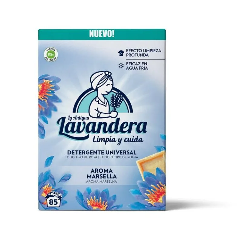 Prací prášok Lavandera, marseillské mydlo, 4675 g, 85 pracích dávok