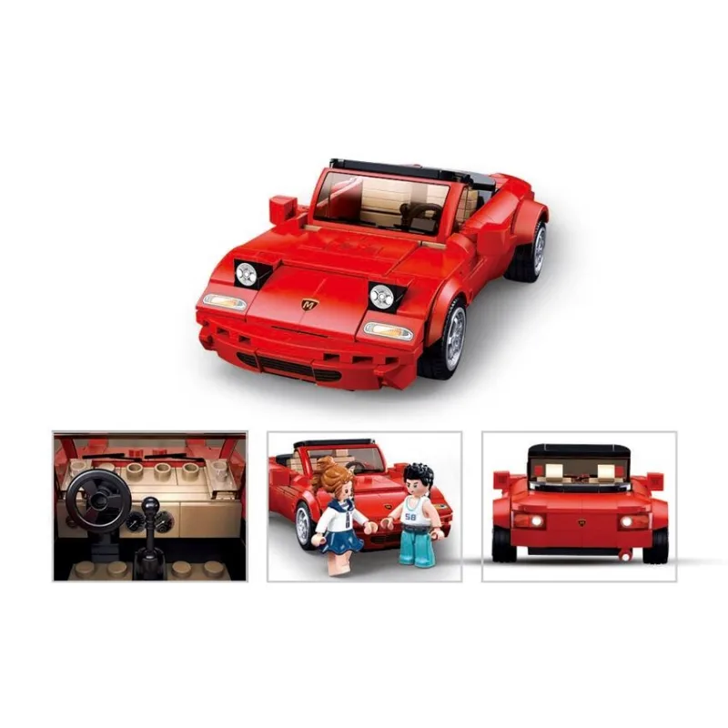 Sluban Model Bricks M38-B1128 Športové vozidlo MX5