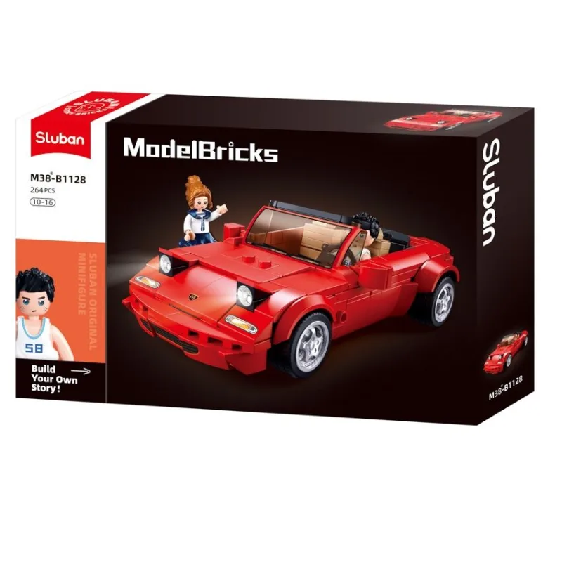 Sluban Model Bricks M38-B1128 Športové vozidlo MX5