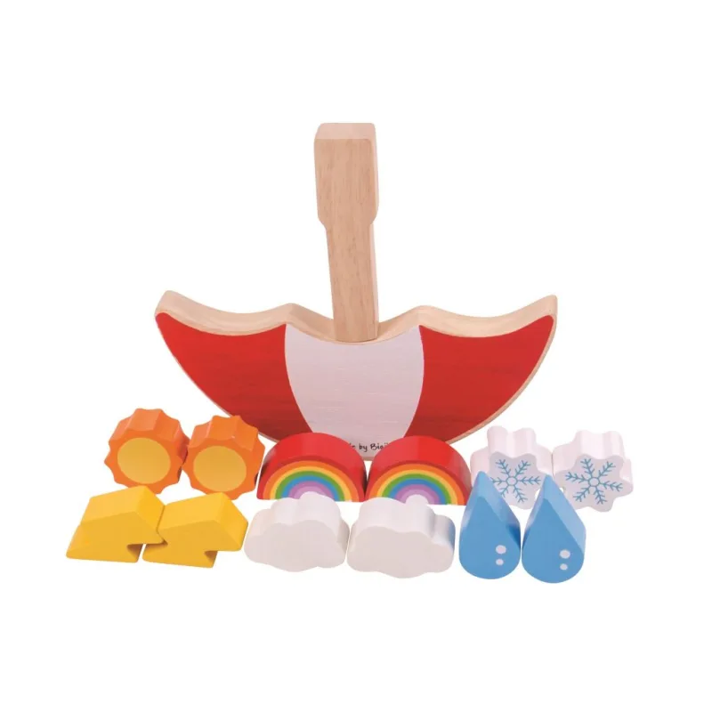 Bigjigs Toys Balančná hra - Počasie