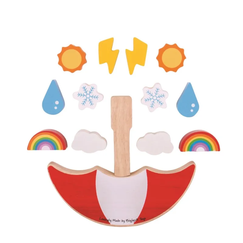 Bigjigs Toys Balančná hra - Počasie