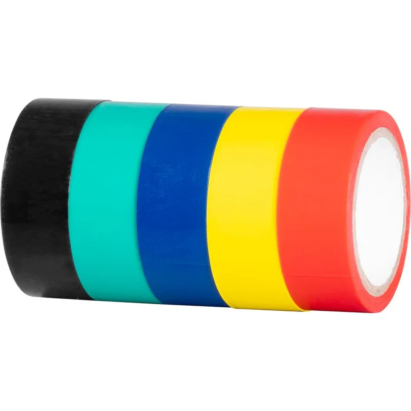 Izolačná páska 19 mm x 5 m, PVC, balenie 5 ks