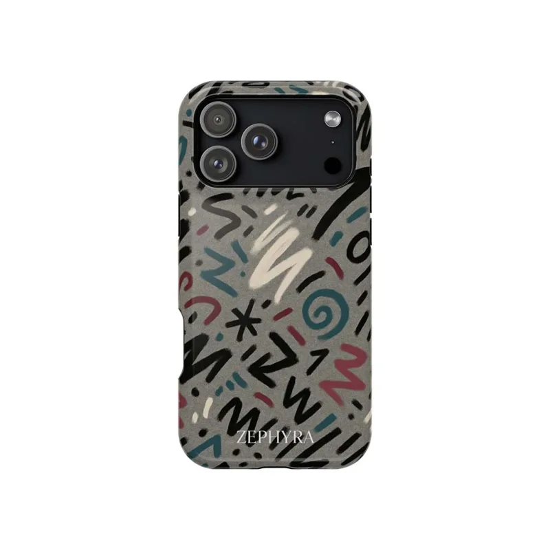 ZEPHYRA Graffiti Marks - iPhone 17 Pro Kryt