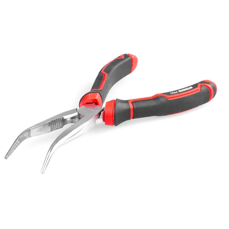 Kliešte Strend Pro Premium ComfortGrip DL413, 200 mm, so zahnutým nosom