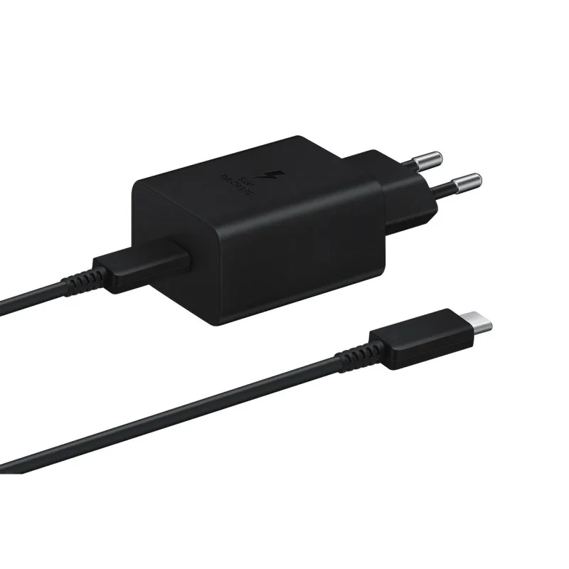 Originál sietová nabíjačka Samsung EP-T1510EBE + EP-DA705BBE Farba: nabíjacka + USB kabel TYP-C