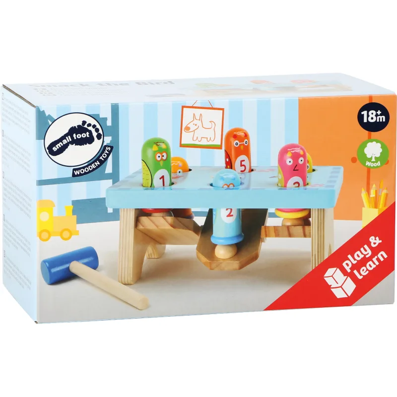 Montessori hra Zatĺkajte vtáka