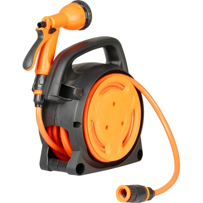 Navíjač Strend Pro Garden s hadicou 10 m, pištoľ, 5/16"