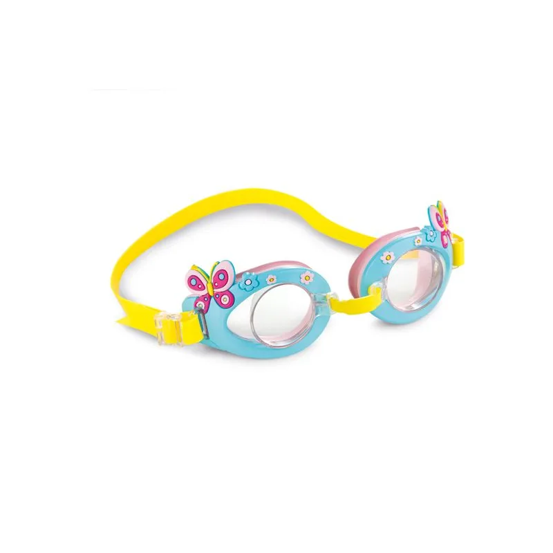Okuliare Intex 55610 Fun, plavecké detské do vody, mix farieb, 3–8 rokov