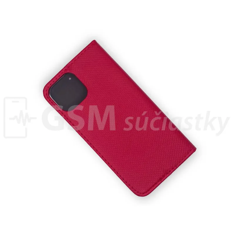Smart Book Knižkové puzdro iPhone 13 Mini Červené