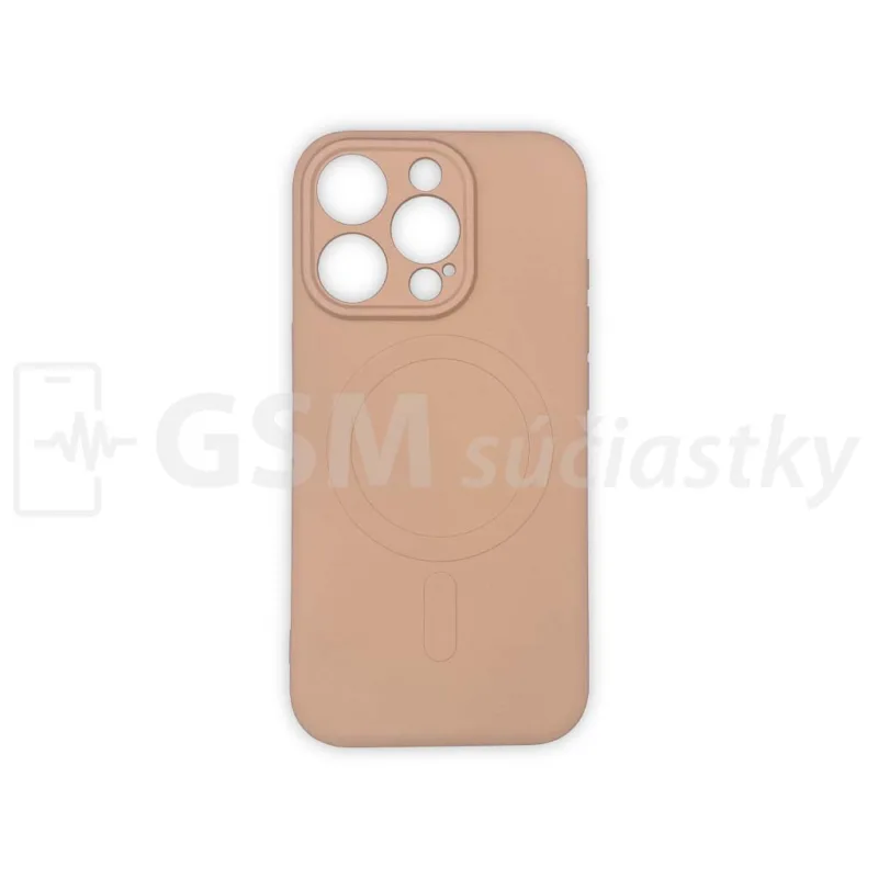MagSafe Silikónový kryt s magnetickým nabíjaním Apple iPhone 16 Pro, Ružový