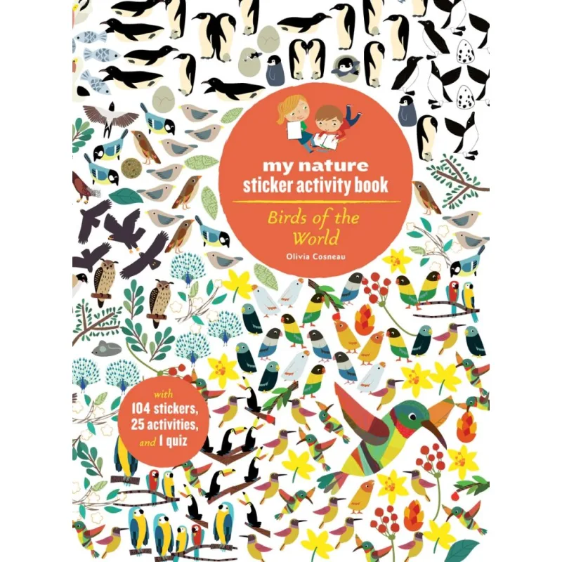 Chronicle Books Kniha aktivít so samolepkami my nature Vtáky sveta