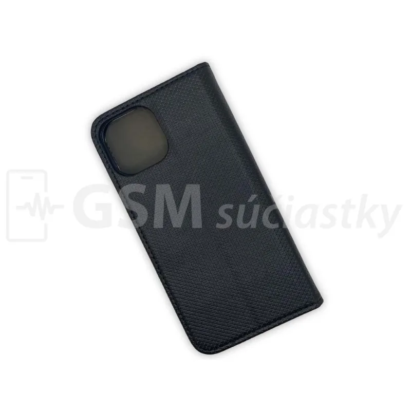 Smart Book Knižkové puzdro iPhone 15, Čierne