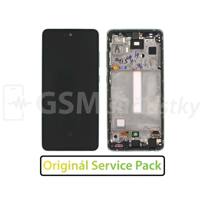 Samsung A528 Galaxy A52s 5G - LCD displej + Dotykové sklo a Rám Originál Farba: Čierna