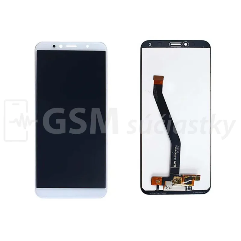 LCD Displej + Dotykové sklo + Rám + Batéria Huawei Y6 - originál Farba: cierny