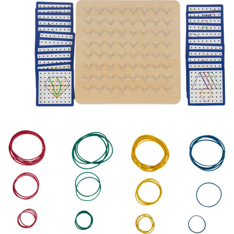 Drevená doska Geoboard