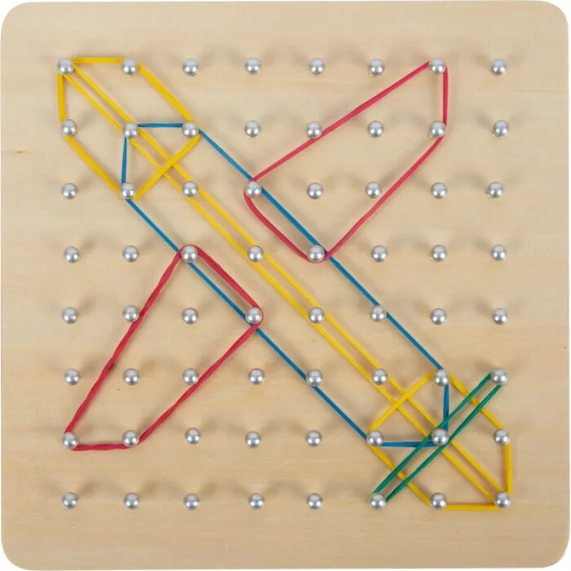 Drevená doska Geoboard