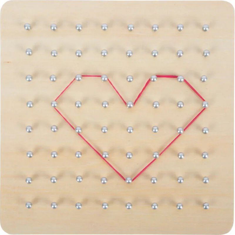 Drevená doska Geoboard