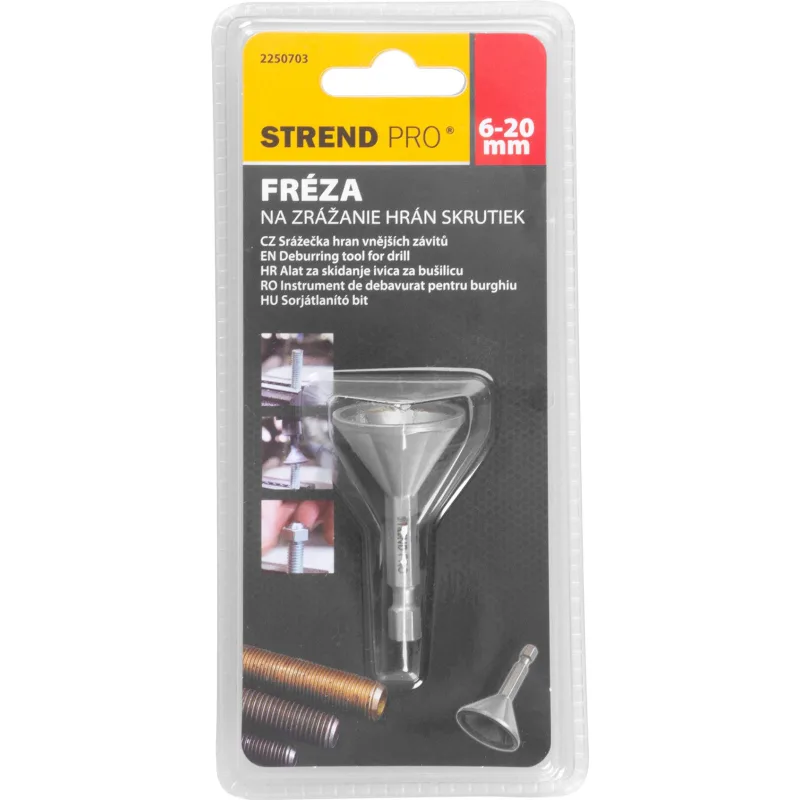 Fréza Strend Pro – 6-20 mm, fazetová, odhrotovač