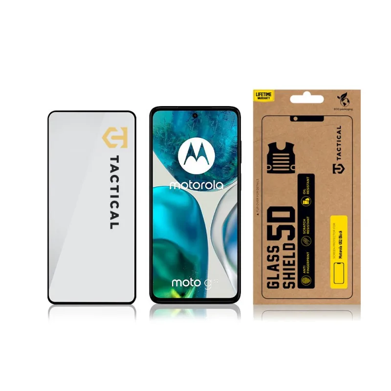 Mocolo Ochranné 5D sklo na celý displej Motorola G52 Black
