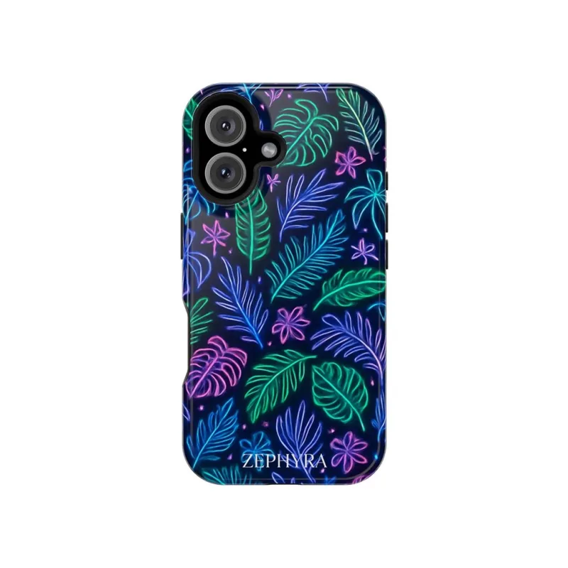 ZEPHYRA Neon Jungle - iPhone 17 Kryt