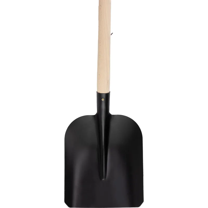 Lopata S504B.WH 7130, čierna, 280x235 mm, drevená násada
