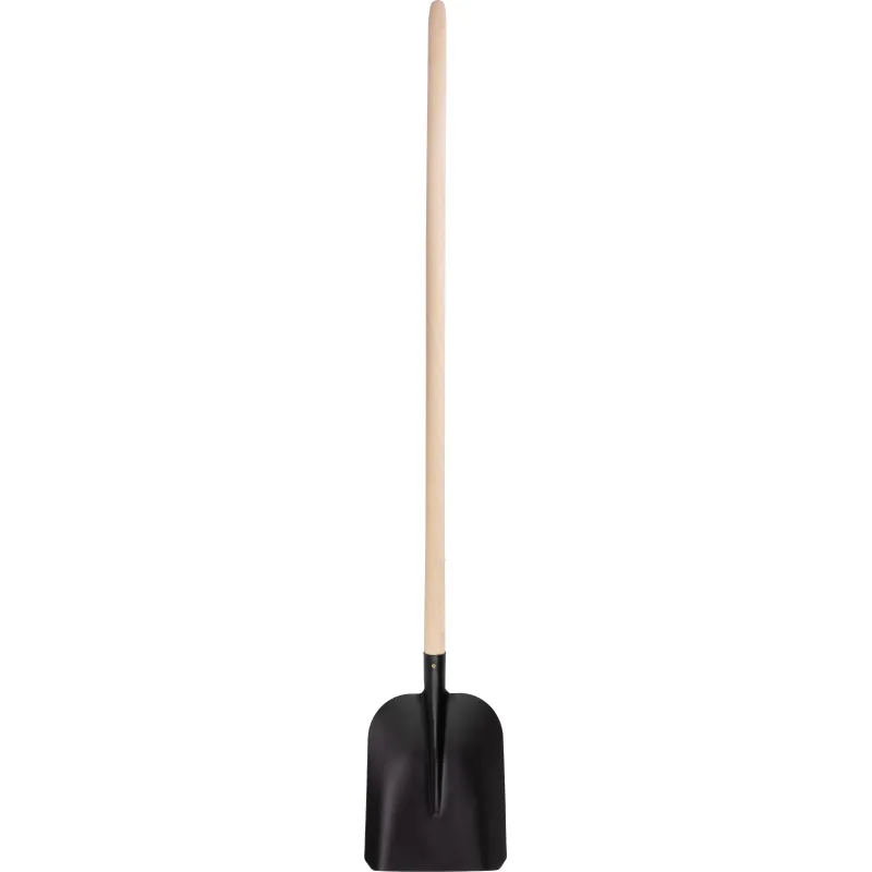 Lopata S504B.WH 7130, čierna, 280x235 mm, drevená násada