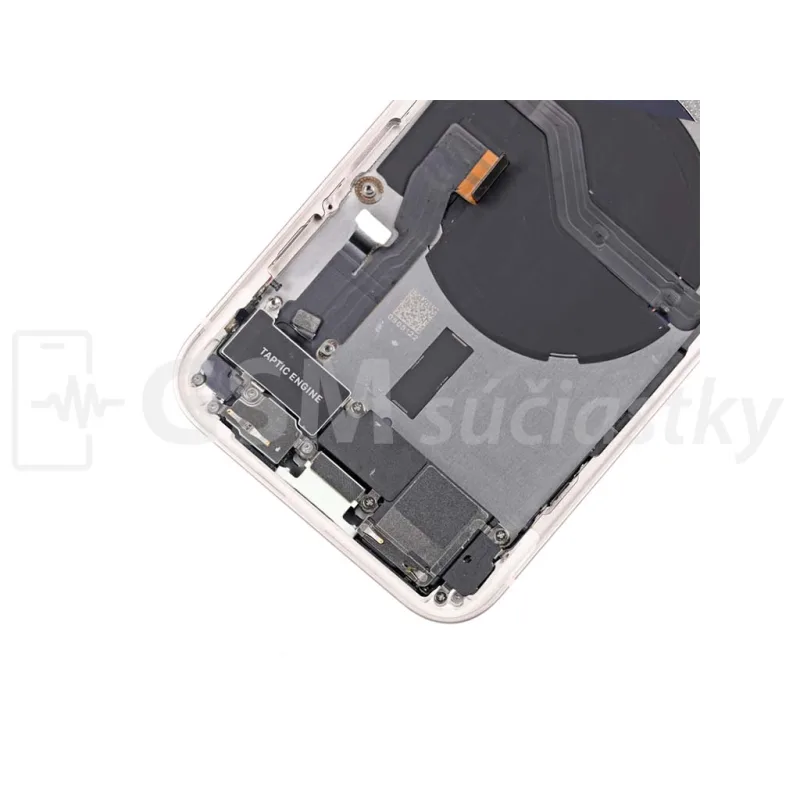 iPhone 12 mini - Zadný Housing s Malými Dielmi - Biely
