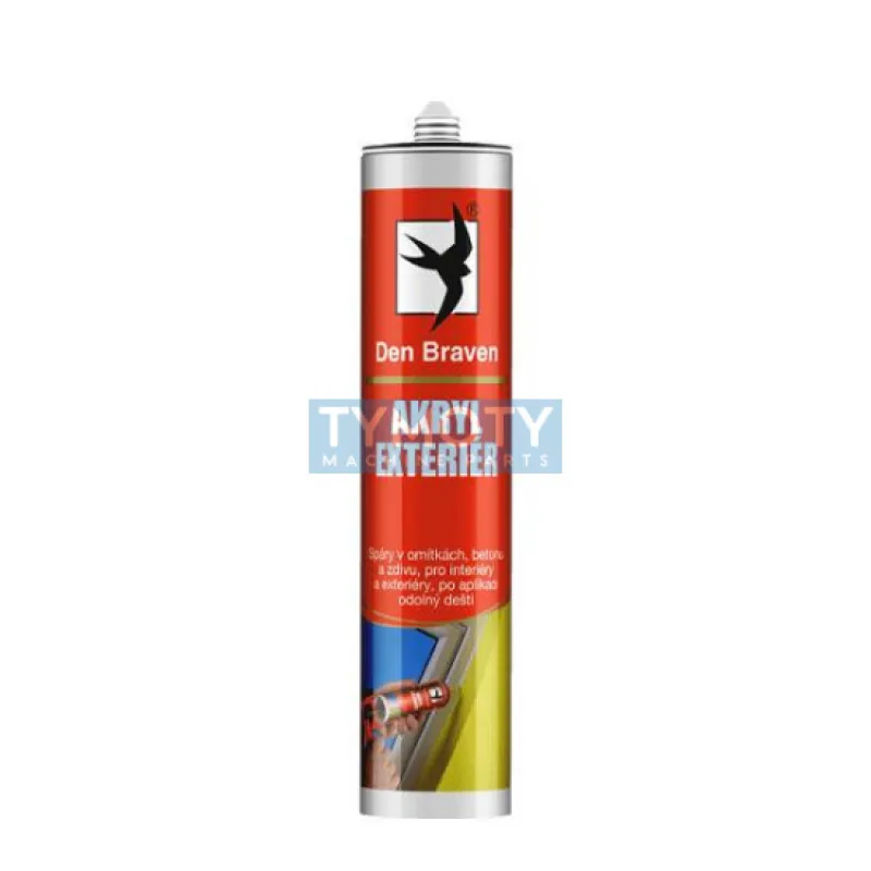 Den Braven Akryl Exteriér - 280 ml sivá, kartuša _201031RL