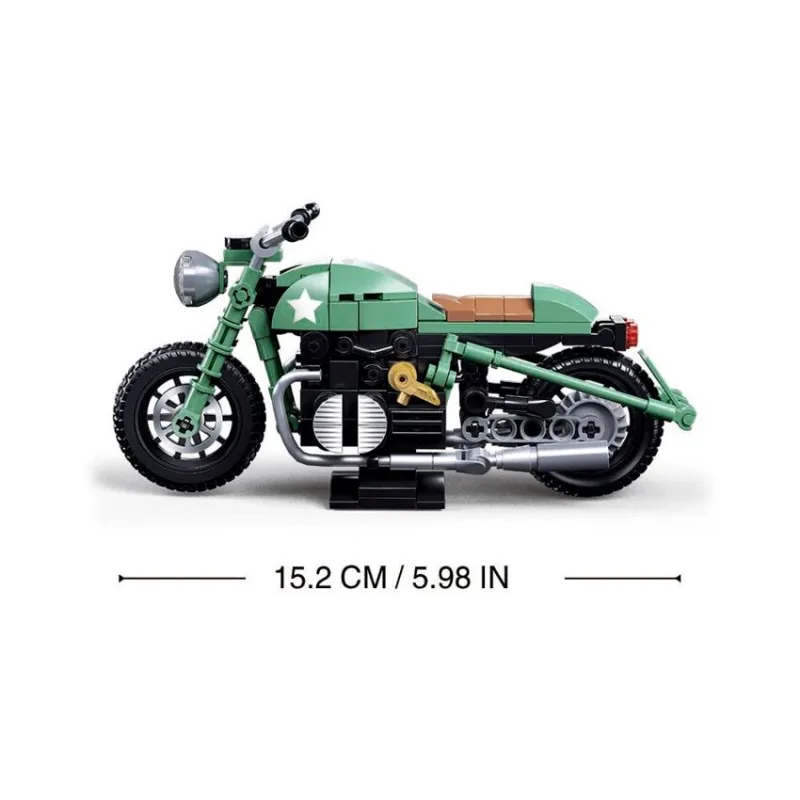 Sluban Model Bricks M38-B1133 Motocykel R75