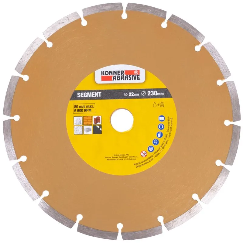 Diamantový kotúč KONNER D71003 230 mm, Segment