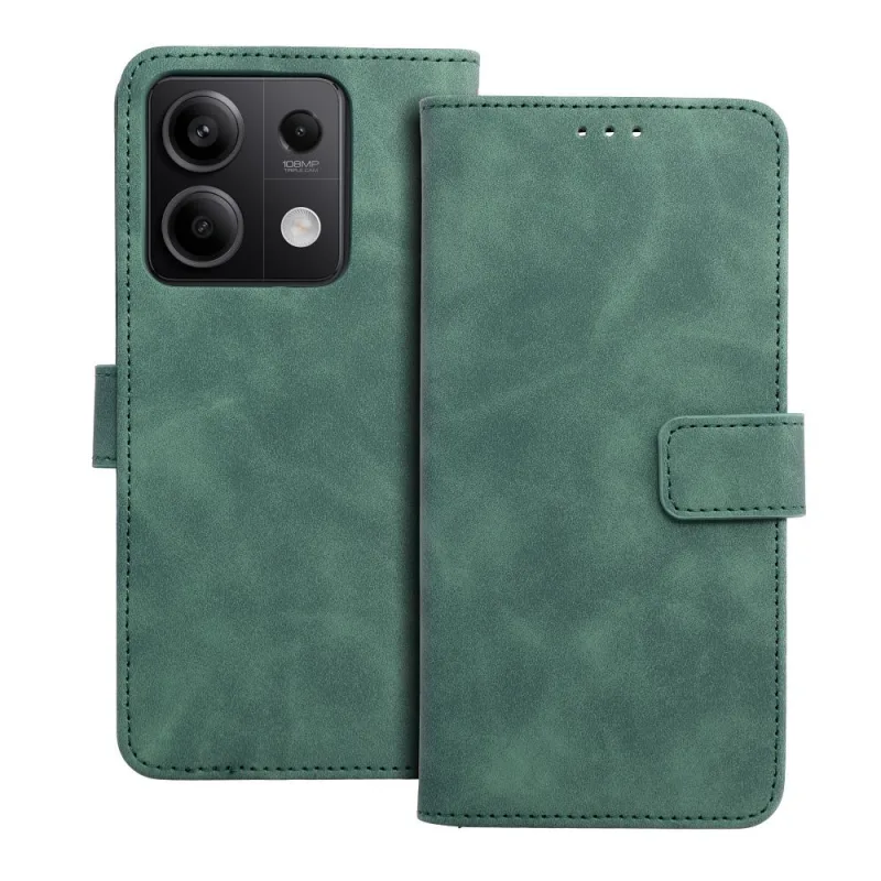 Magnet Book Knižkové diárové puzdro Xiaomi Redmi Note 13 5G, Zelené