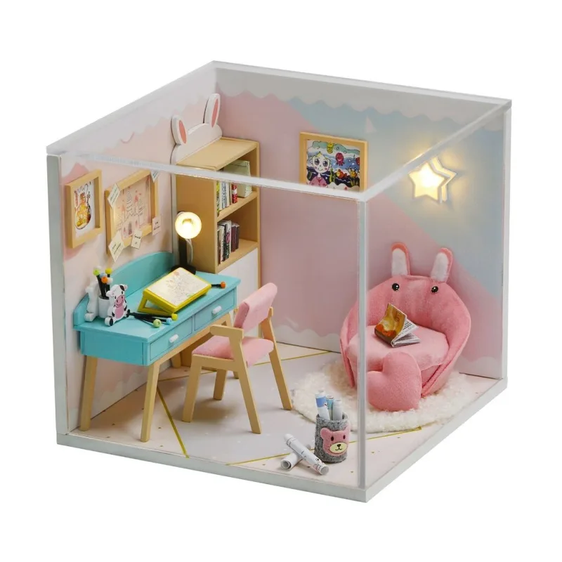 Dvěděti Miniatúra domčeka Študovňa
