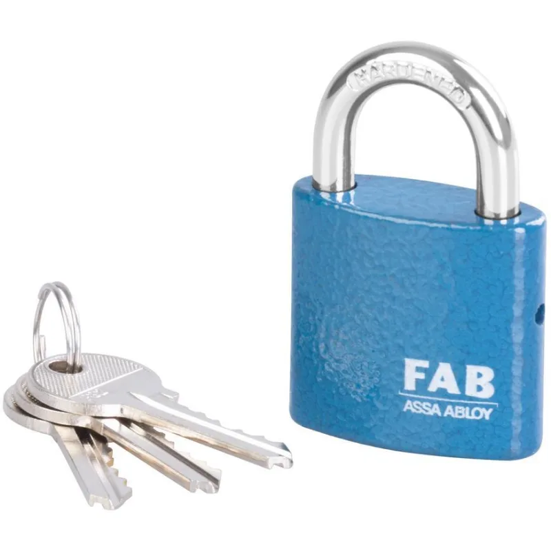 Zámok FAB 30H 38 mm, visiaci, 3 kľúče, Hardened