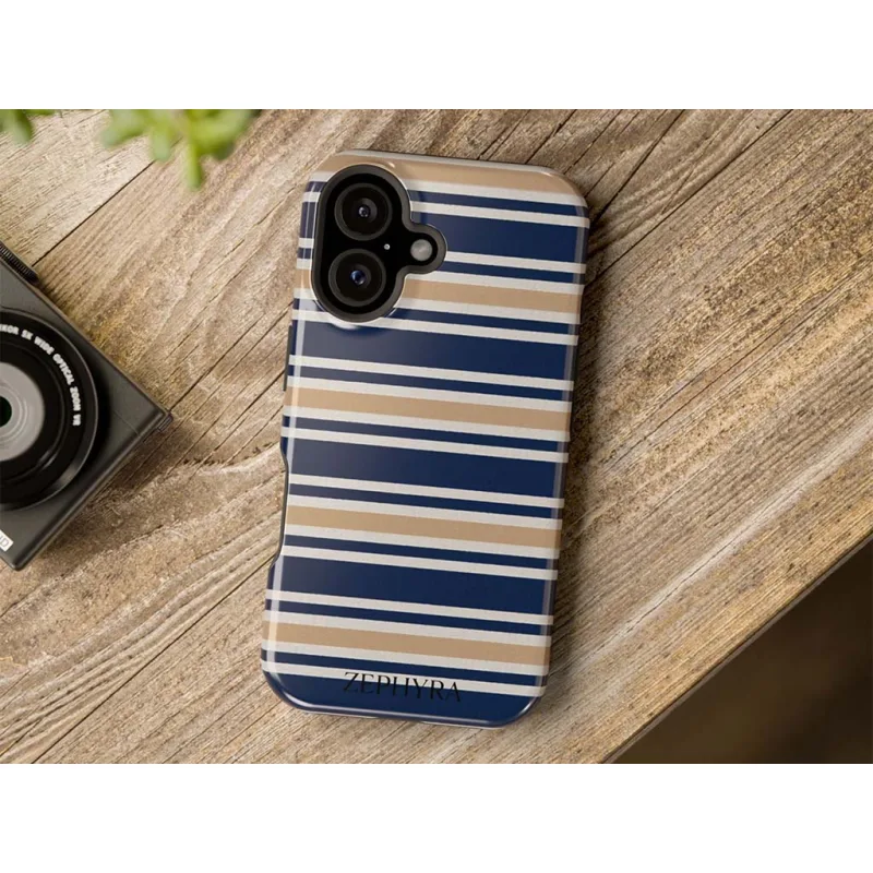 ZEPHYRA Coastal Stripes - iPhone 16 Kryt