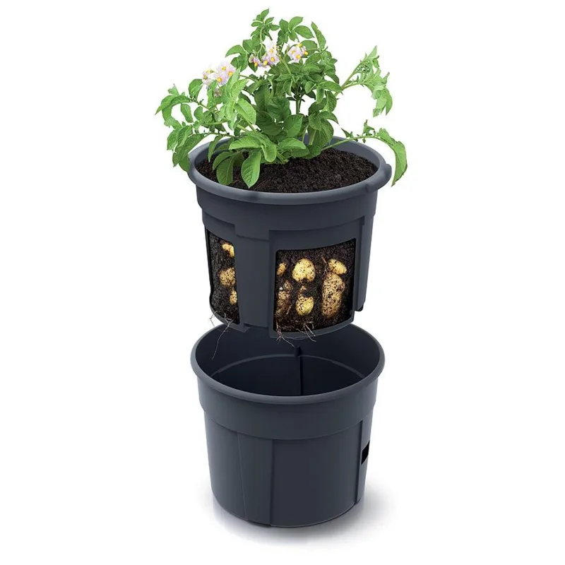 Kvetináč na pestovanie zemiakov POTATO Grower – 392x316 mm, antracit