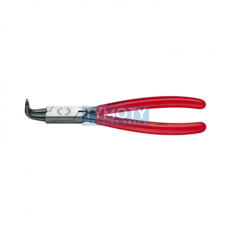 KNIPEX 44 21 J31 Kliešte pre vnútorné poj. krúžky 40-100 mm zahnuté 90 ° pot. plastom, fosfátované